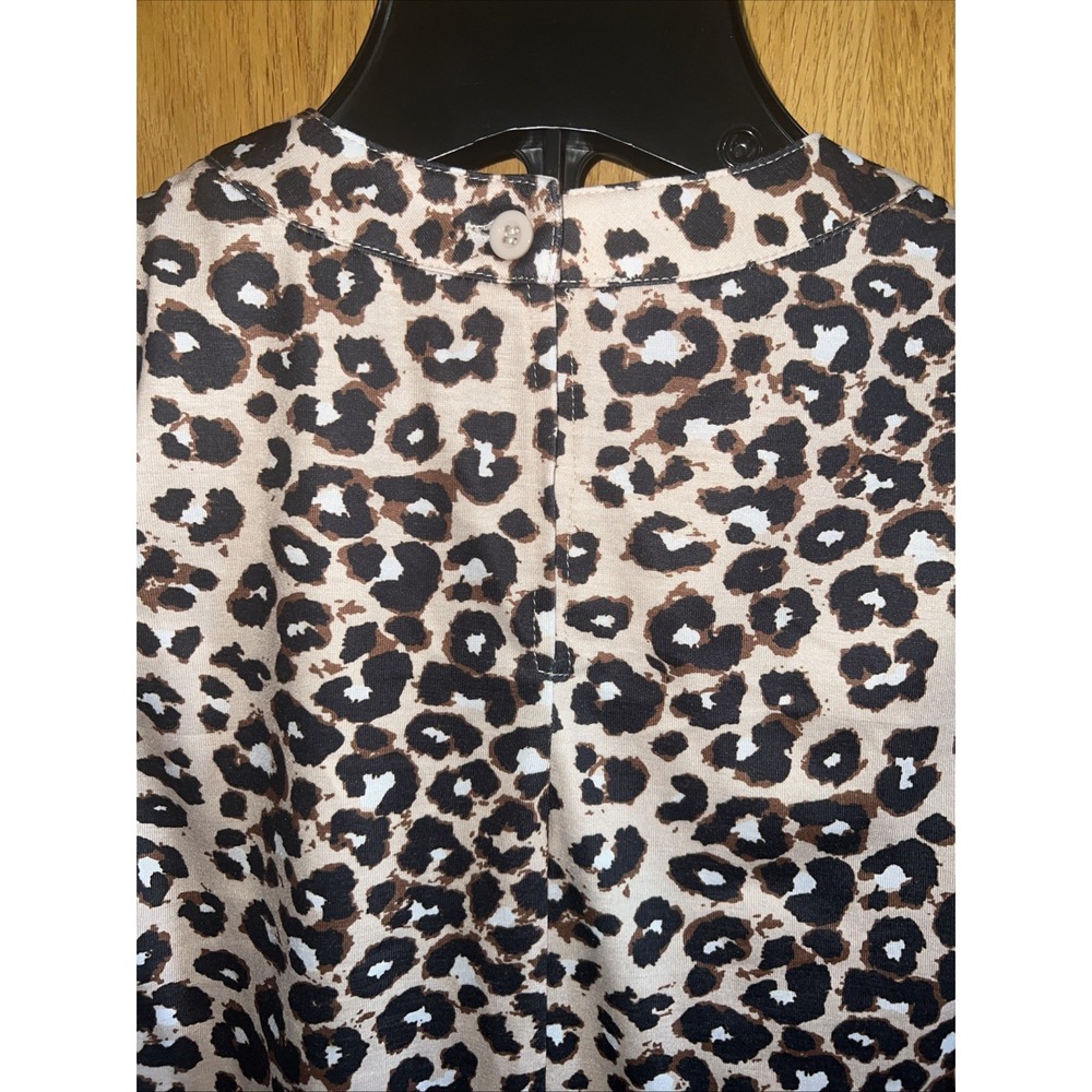 Micoson Sleeveless Leopard Print Top Tank Size Small NEW Business Casual Fashion - Picture 4 of 6